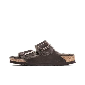 Birkenstock Arizona Shearling Suede Leather 'Mocca'