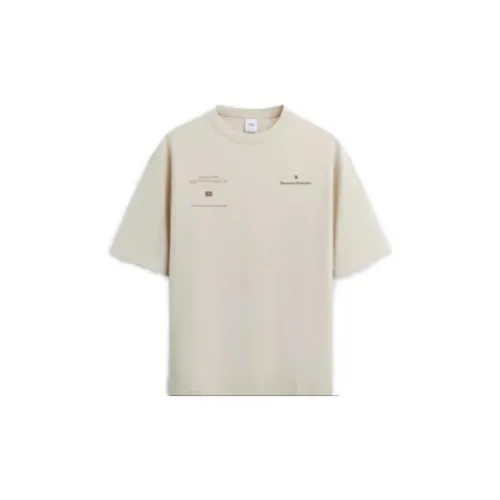 ZARA T-Shirts Men Beige