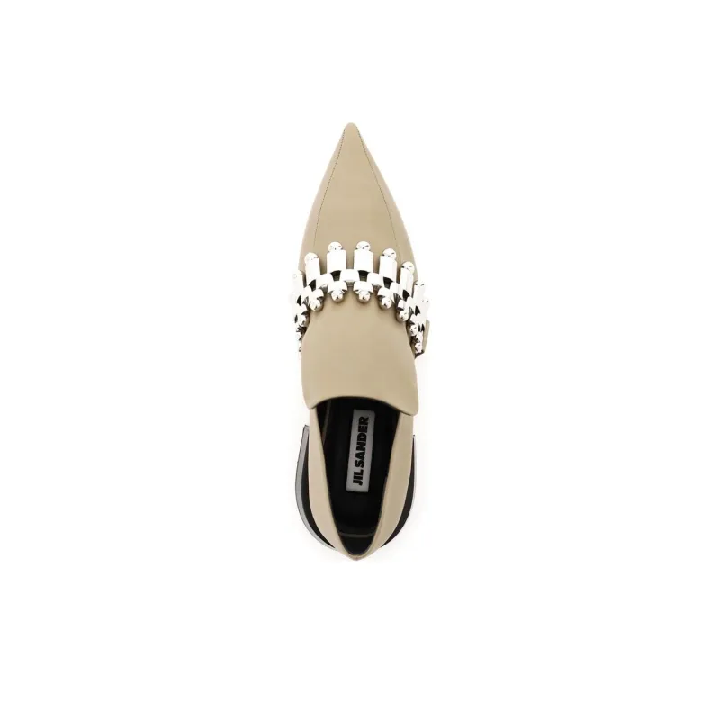 JIL SANDER Casual Single Shoes Women's Green-4