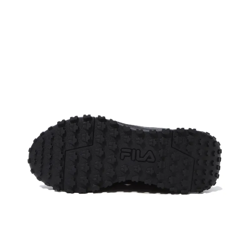 FILA Abrasion Resistant Thermal Low Top Casual Shoes Unisex Black-5