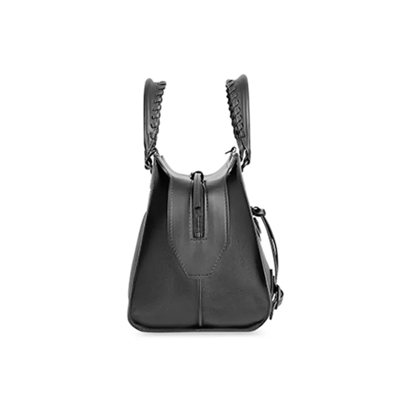 Balenciaga Neo Classic Cow Leather Shoulder Bag Crossbody Bag Handbag Small Size Women's Black-2