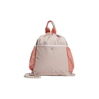 Adidas Recycled Polyester Plain Weave Fabric Portable Golf Bag Shoe Bag Medium Size Women's Taupe & Quartz
