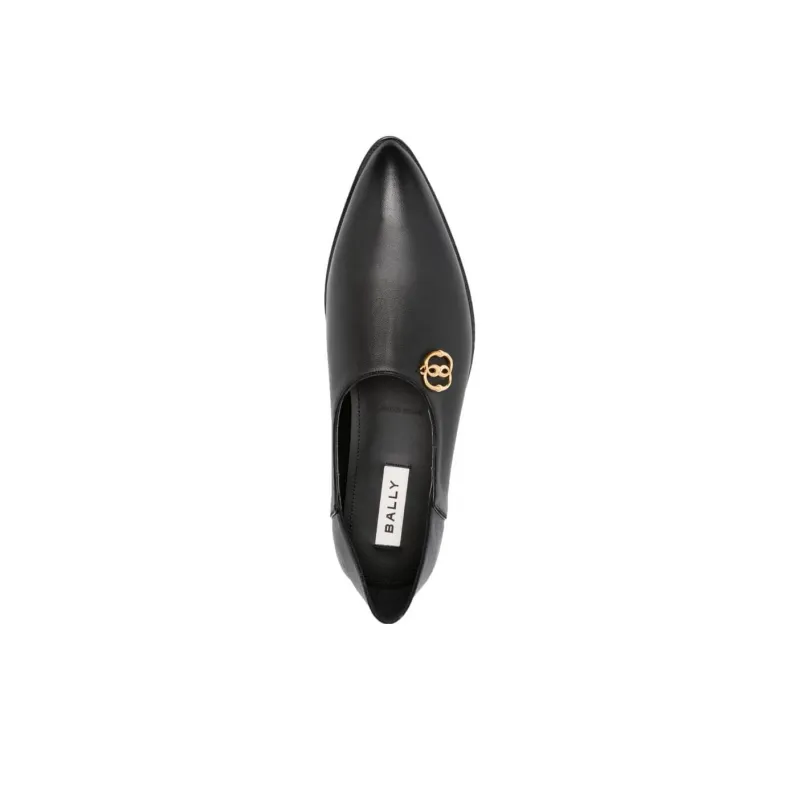 BALLY Pointed toe Leather Loafers Women's-3