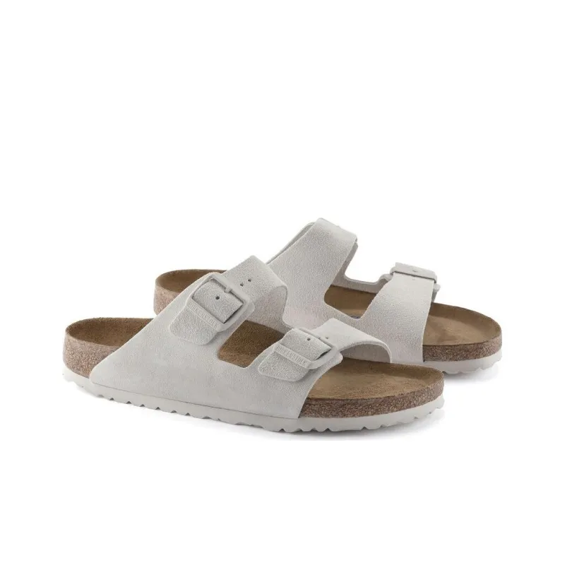 Birkenstock Arizona Soft Footbed 'Antique White'-2