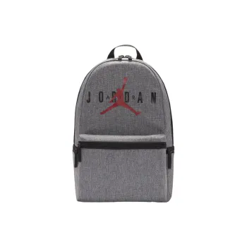Jordan Polyester Backpack Double Shoulder Large Size Unisex Carbon Heather