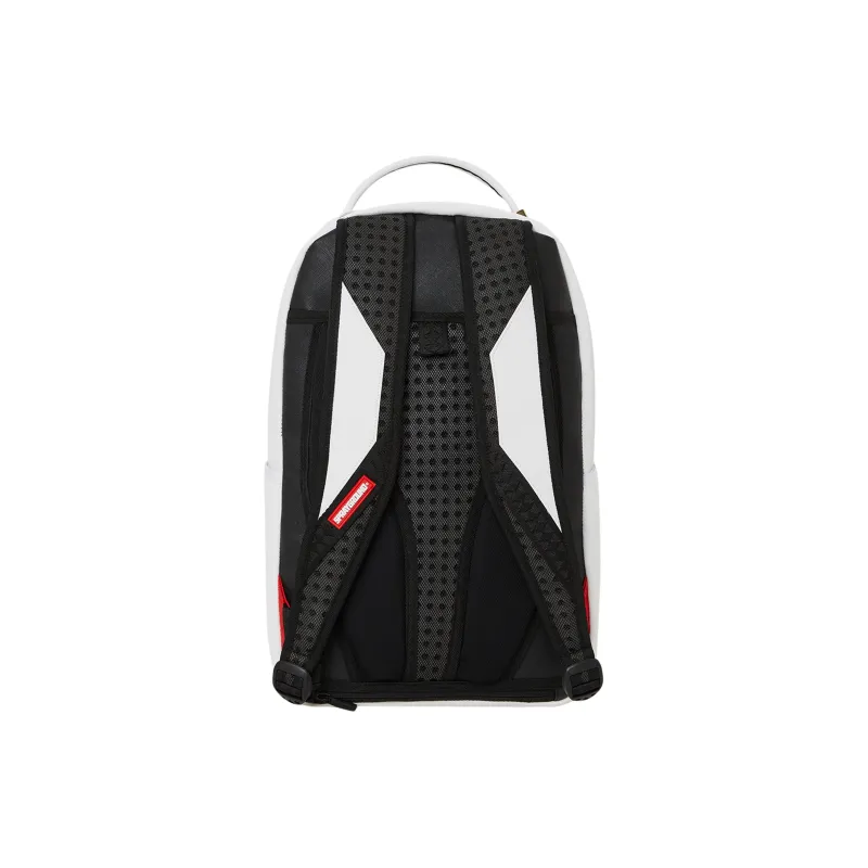 SPRAYGROUND Artificial Leather Backpack Unisex White-4