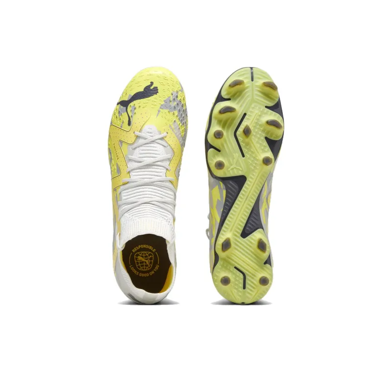 PUMA Future Pro Fg Soccer Shoes 'White Yellow'-3