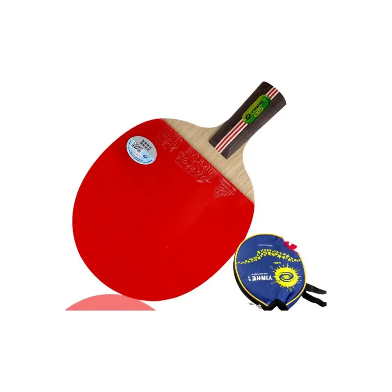 YINHE Ping Pong Paddles Unisex Pure Wood Red-8