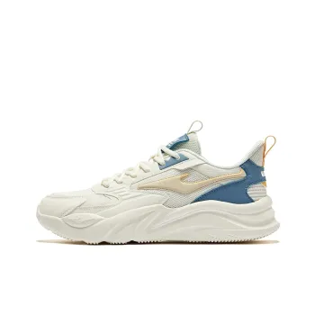 Erke Jie Ao 2.0 Anti Slip Wear Resistant Low Top Casual Shoes Men's Microcrystal White Mineral Blue