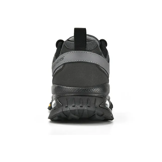 Skechers Slip-Resistant Breathable Low-Top Chunky Sneakers Men's Black-5