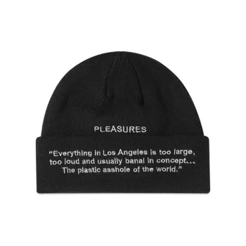 PLEASURES Plastic Beanie