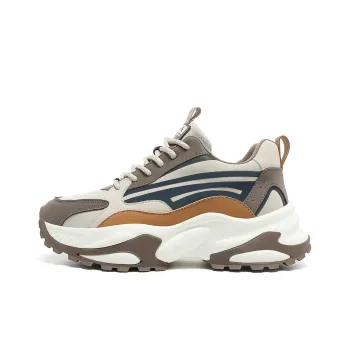 CEDAR HAN Couple Shoes Cushioning Anti Slip And Wear Resistant Low Top Chunky Sneakers Unisex