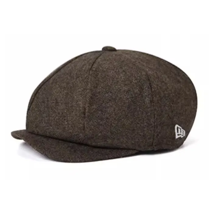 New Era Cotton Berets Unisex Brown-0