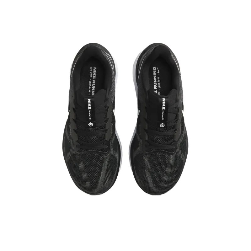 Nike Air Zoom Structure 25 Road Running Shoes 'Black Iron Grey'-3