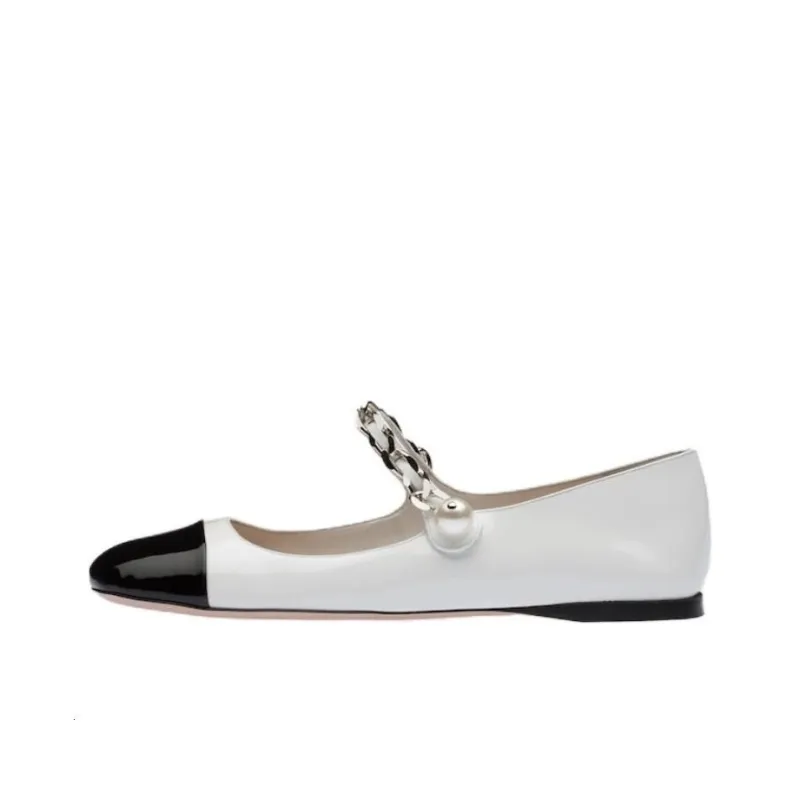 MIU MIU Patent Leather Ballerina Pumps-0