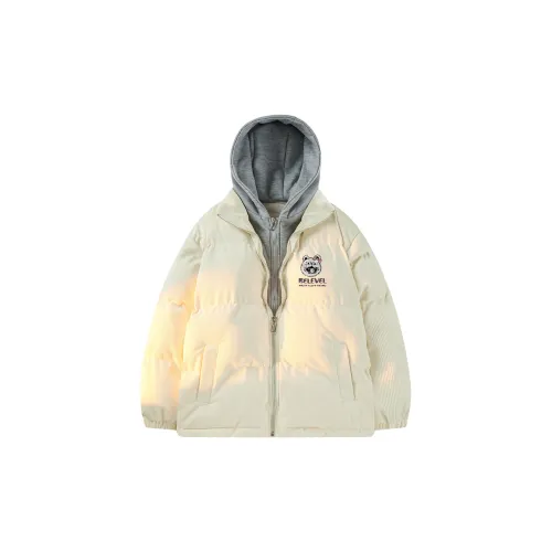 LEVEL RELAX Series Puffer Jackets Unisex