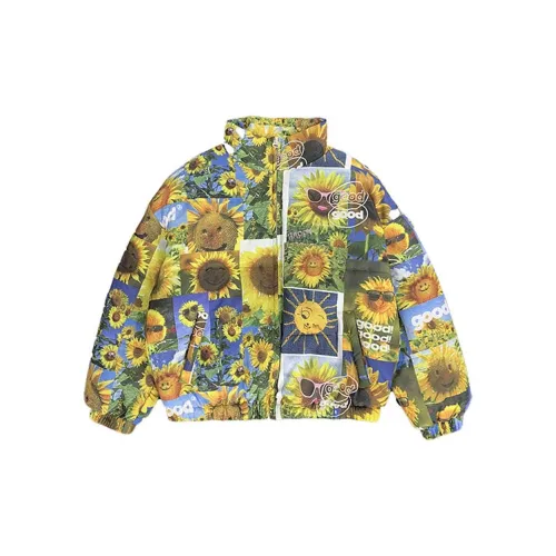 MeiHaoStore Puffer Jackets Unisex Yellow