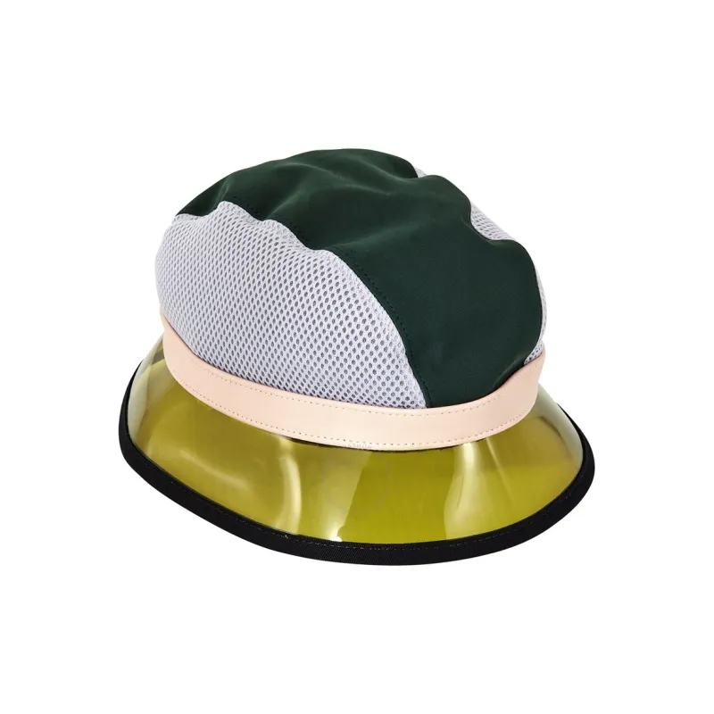Burberry Leather Patch Bucket Hats Women's Multicolor-3