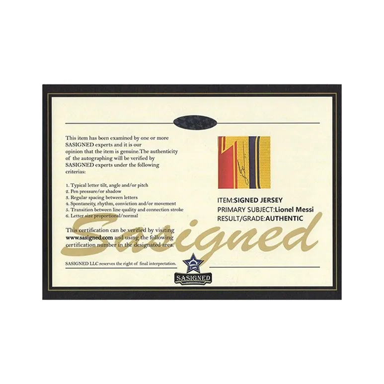 Three For Jersey Framed With SA Certificate Last 1 Piece Of The Season For Barça-2