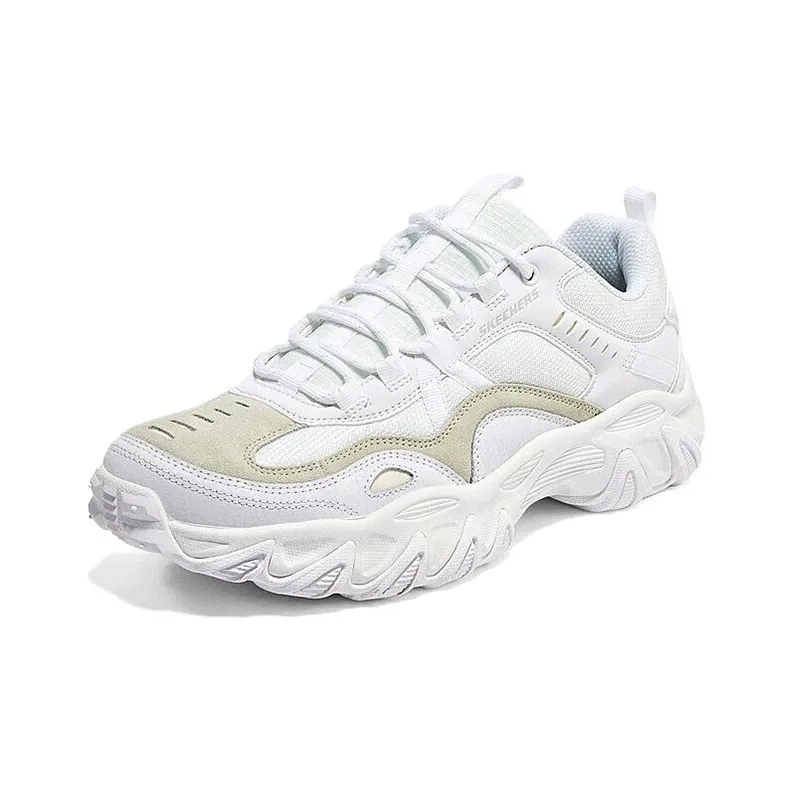 Skechers Sport Cushioning Anti Slip And Wear Resistant Support Low Top Chunky Sneakers Men's White-2