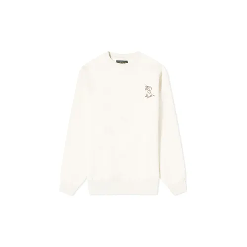 Beams END. X CLARKS ORIGINALS Co-brand Sweatshirts Unisex White