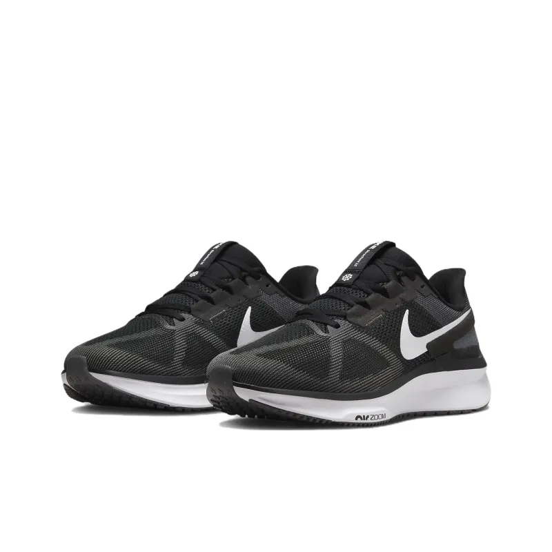 Nike Air Zoom Structure 25 Road Running Shoes 'Black Iron Grey'-2