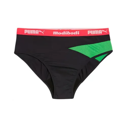 PUMA Modibodi Active Classic Brief Underpants Women's 1 Pack Black Green
