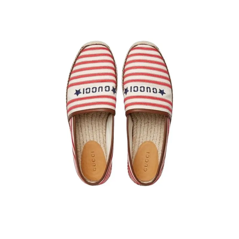 GUCCI Espadrilles 'Embroidered Stripes'-3