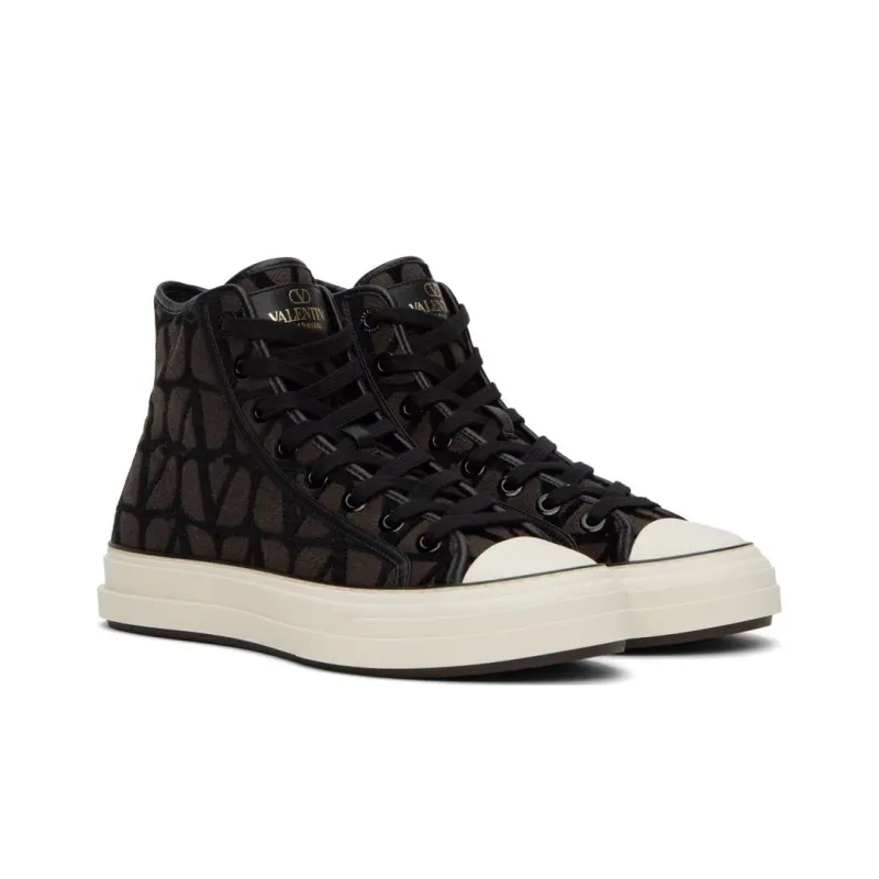 Valentino Toile Iconographe Totaloop High-Top Brown-2