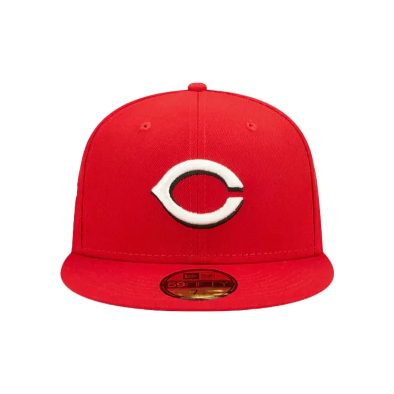 New Era Retro On Field Cincinnati S Home 59Fifty Fitted Hat-1