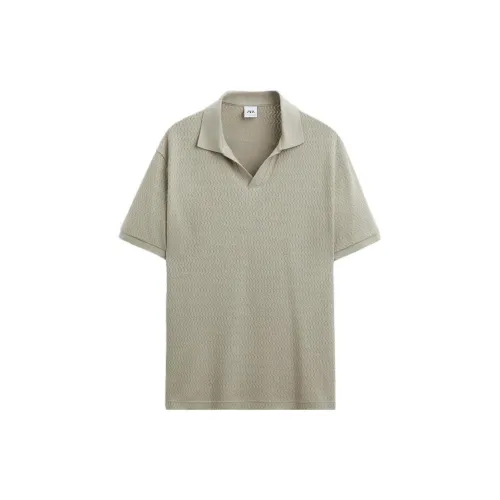 ZARA Polo Shirts Men Dry Green