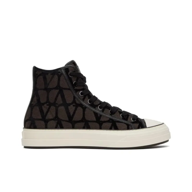 Valentino Toile Iconographe Totaloop High-Top Brown-1