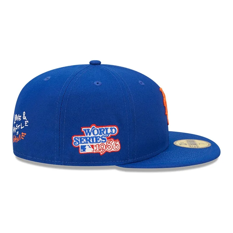 New Era Polyester Baseball Caps Men's Blue-5