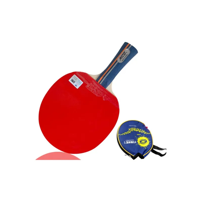 YINHE Ping Pong Paddles Unisex Pure Wood Red-5