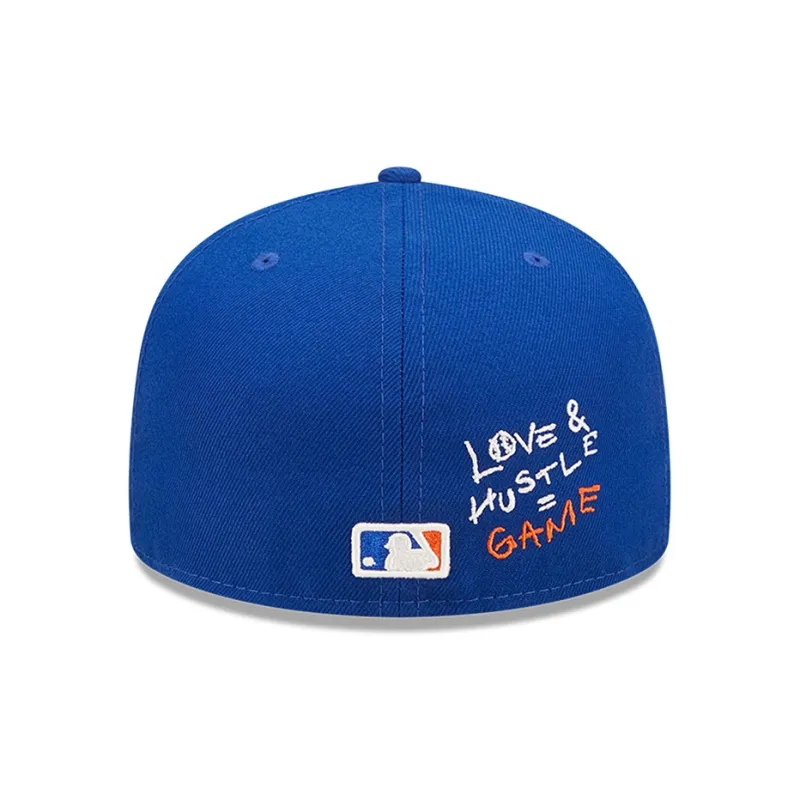New Era Polyester Baseball Caps Men's Blue-3