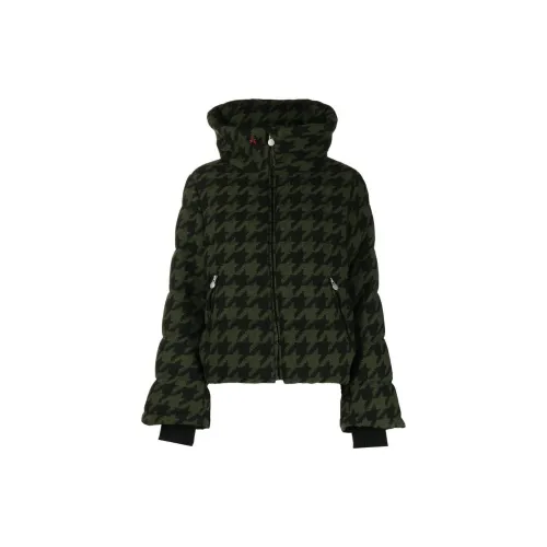 PERFECT MOMENT Houndstooth-print Padded Jacket