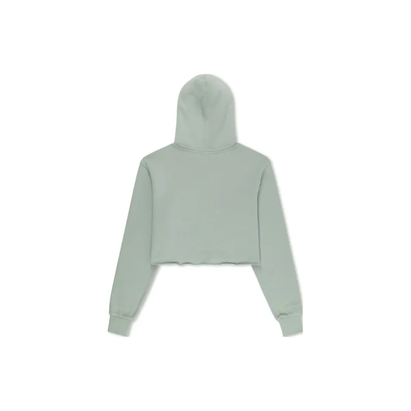 RIPNDIP Angels Cropped Hoodie Sweatshirt Women's Green-1