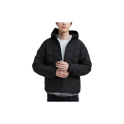 UNIQLO Puffer Jackets Unisex Space Black