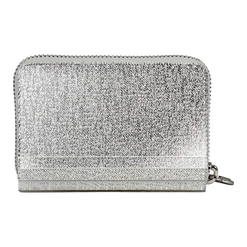 MICHAEL KORS Fabric Wallet Women's Silver-2