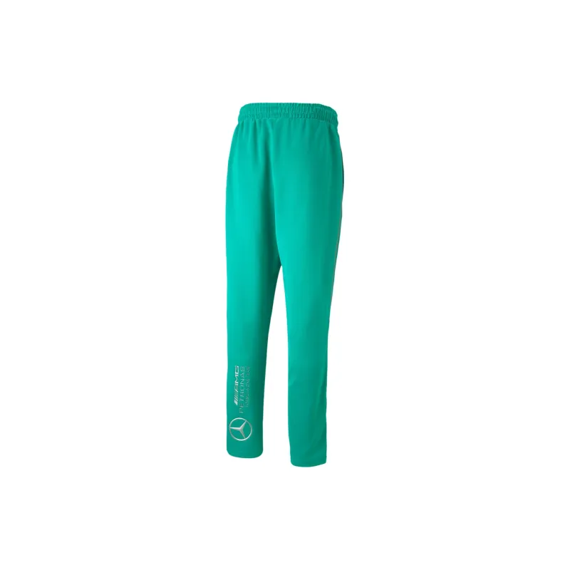 PUMA Mercedes-AMG PETRONASF1 MT7 Monochrome Track Pants Men Casual Pants Men's Spectrum Green-1