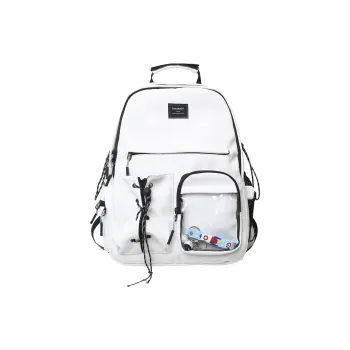 Deli Bear Nylon Backpack Regular Unisex White/Black