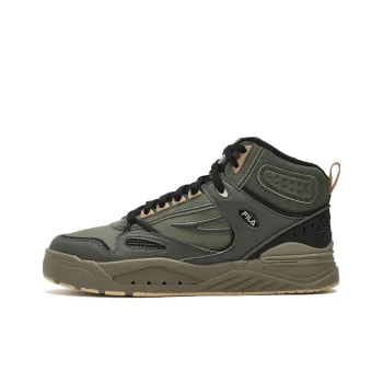 FILA Slip Resistant High Top Skateboard Shoes Men's Green