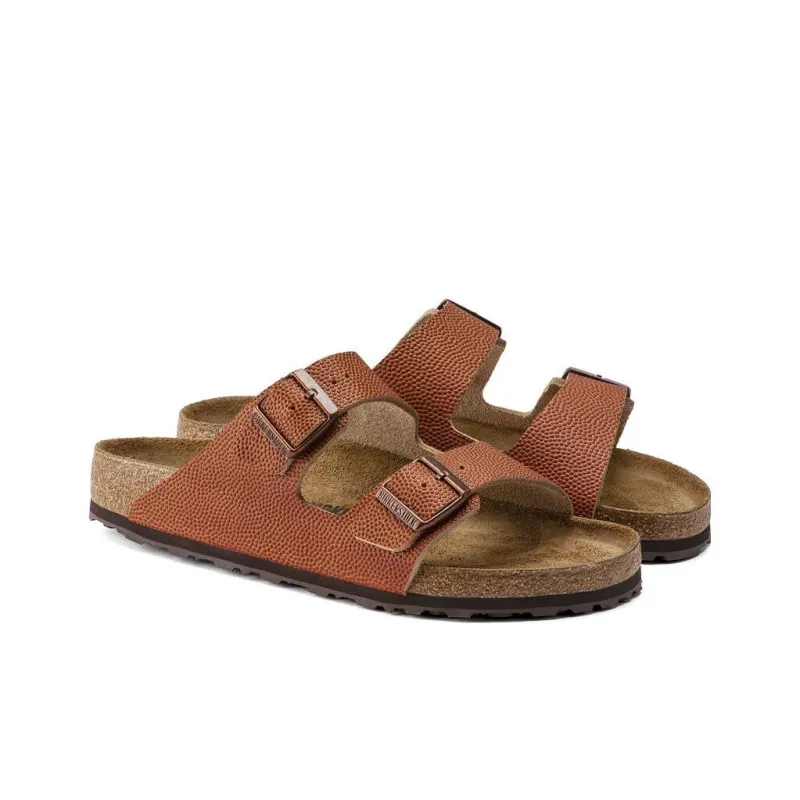 Birkenstock Slide Slippers Men's Ginger Brown Regular-2