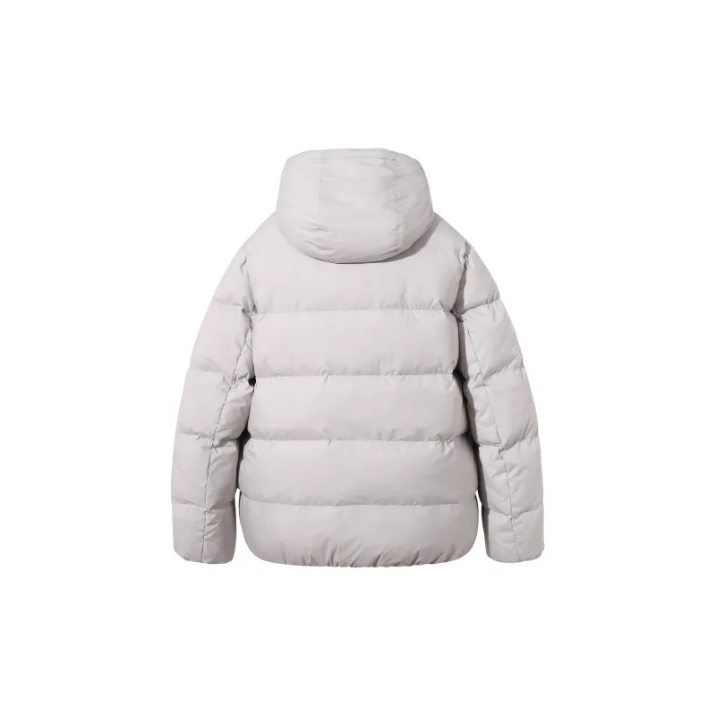 PEAK Down Jacket Unisex Light Gray-1