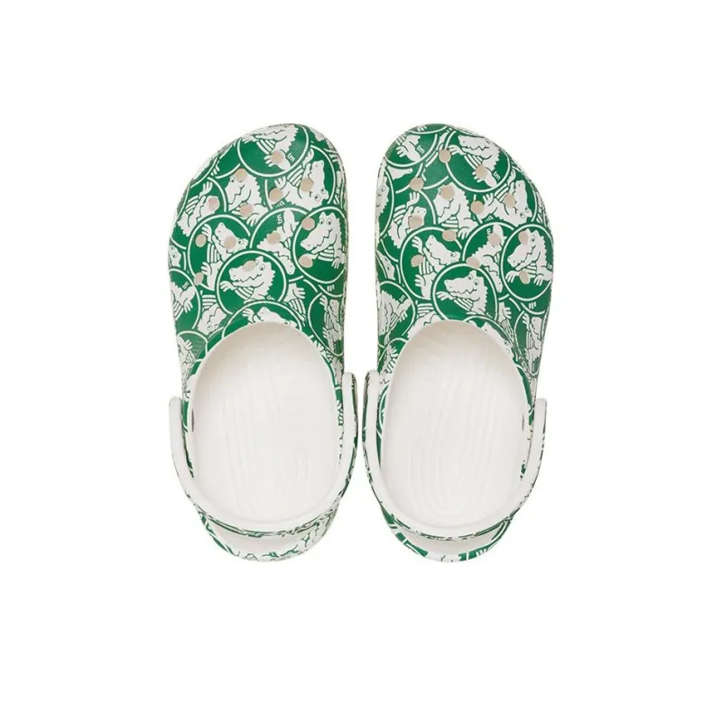 Crocs Classic Duke Print Clogs 'Green'-4