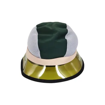 Burberry Leather Patch Bucket Hats Women's Multicolor