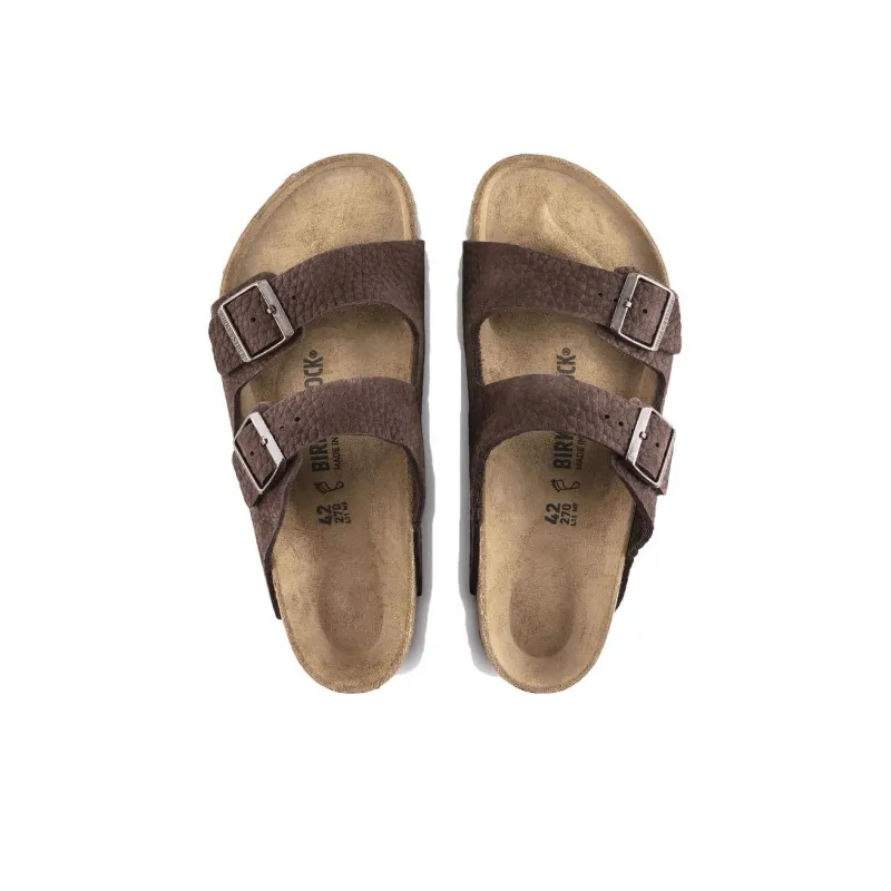 Birkenstock Arizona Pebbled Leather Sandals-3