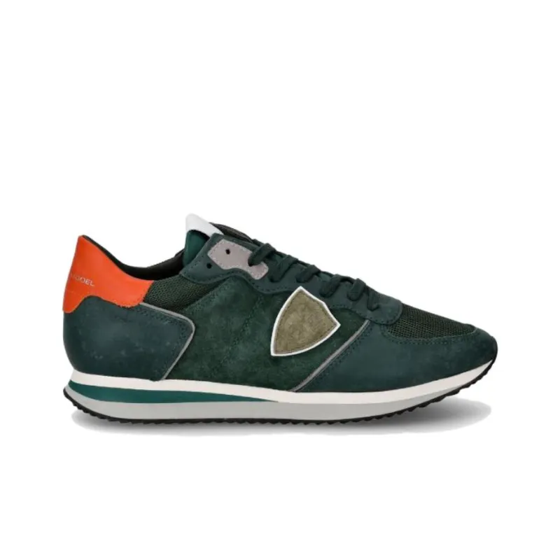 PHILIPPE MODEL Paris TRPX Running Suede Sneakers-1