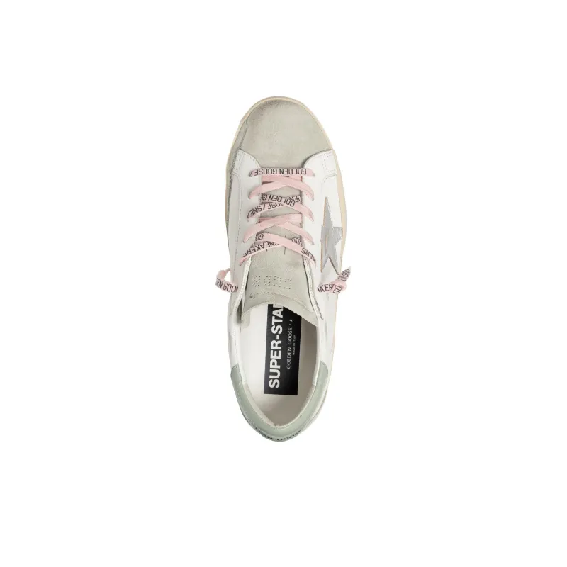 Golden Goose Super Star White Ice Silver Aquamarine Women's-4