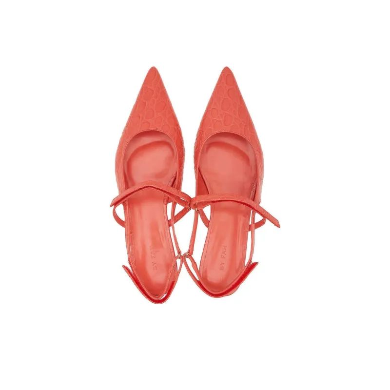 By Far Women's Casual Shoes Women's Coral Red-1